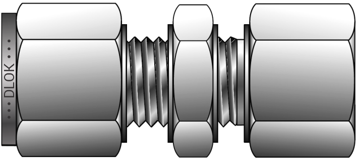 Female Bulkhead Connector NPT (For Metric Tube)